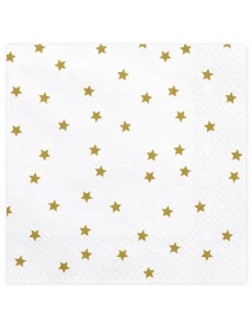 Guardanapos Estrelas Douradas